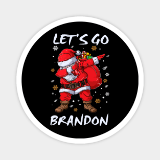 Lets Go Brandon Christmas Magnet